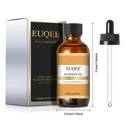 EUQEE Pumpkin Pie Fragrance Oil – Premium Pumpkin Pie Scent for Soap, Candles & DIY (2.02 fl oz / 60 ml)