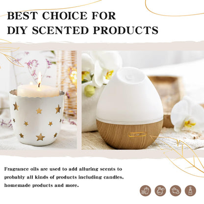 EUQEE Warm Rustic Woods Fragrance Oil – Premium 60ml with Glass Dropper (Diffuser, Candle & DIY Soap)