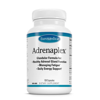 EuroMedica Adrenaplex – Adrenal Gland Support Supplement with Vitamin C & B6 | 120 Capsules