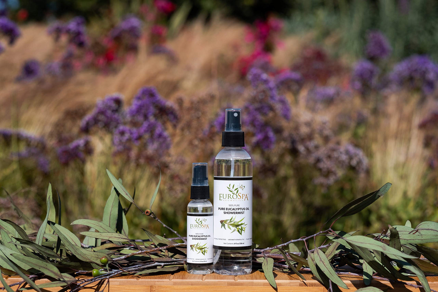 EuroSpa Aromatics Pure Eucalyptus Oil ShowerMist & Steam Room Spray – All-Natural Aromatherapy, 2oz