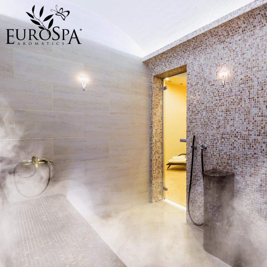 EuroSpa Aromatics Pure Eucalyptus ShowerMist & Steam Room Spray – 2oz x2