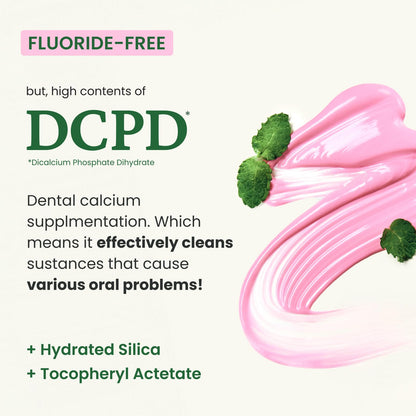 EUTHYMOL Original Toothpaste (3.7oz x5) – Fluoride-Free for Sensitive Teeth & Gums