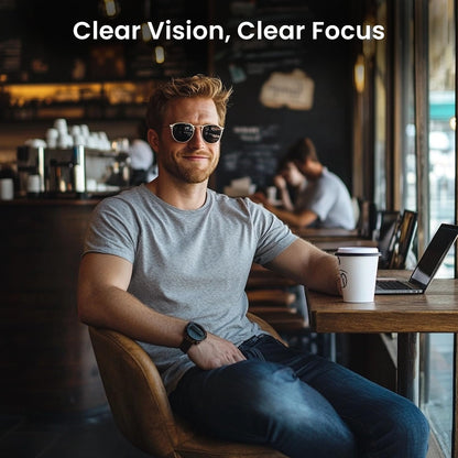 EVEO Eyeglass Cleaner Spray Kit – No-Streak Glasses Cleaner + Microfiber Cloth (2 Pack)