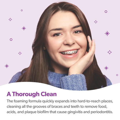 EverSmile OrthoFoam Braces Cleaner - Travel Size 25ml