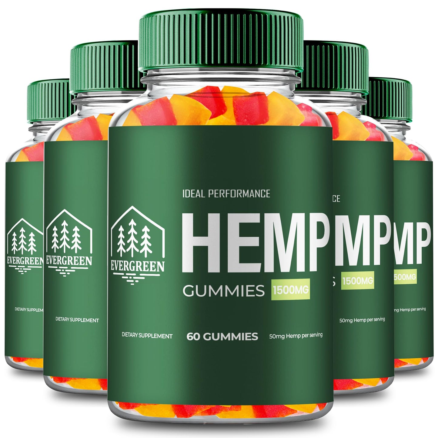 Evergreen Hemp Gummies - Maximum Strength All-Natural Health & Wellness