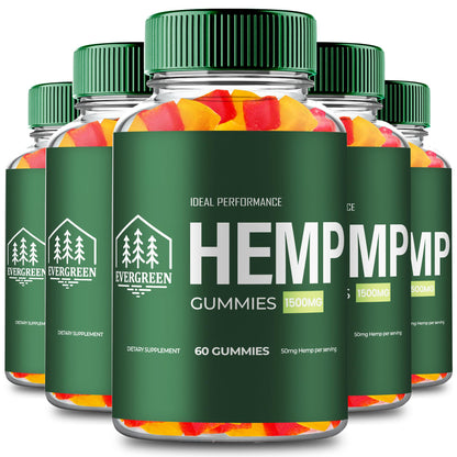 Evergreen Hemp Gummies - Maximum Strength All-Natural Health & Wellness