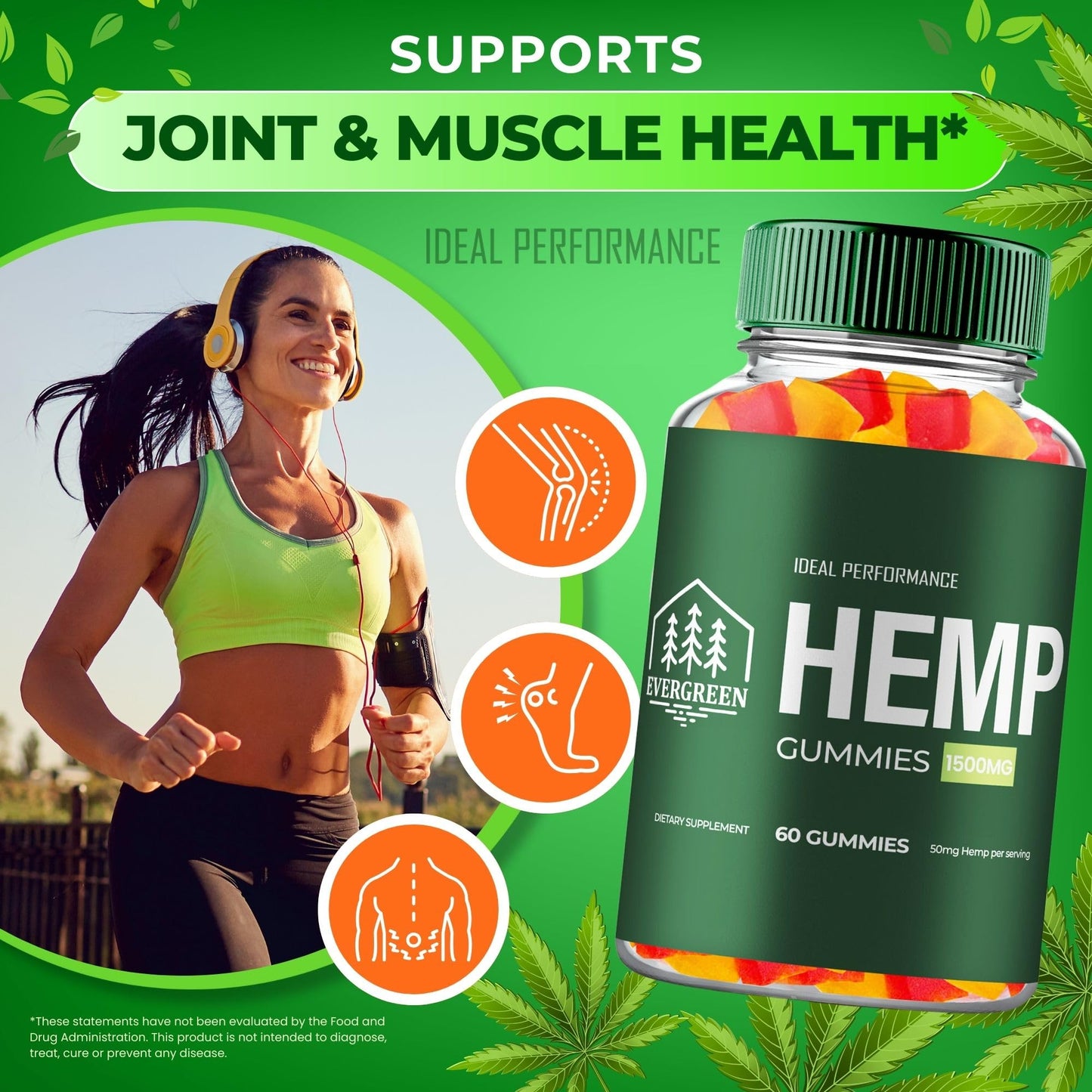 Evergreen Hemp Gummies - Maximum Strength All-Natural Health & Wellness