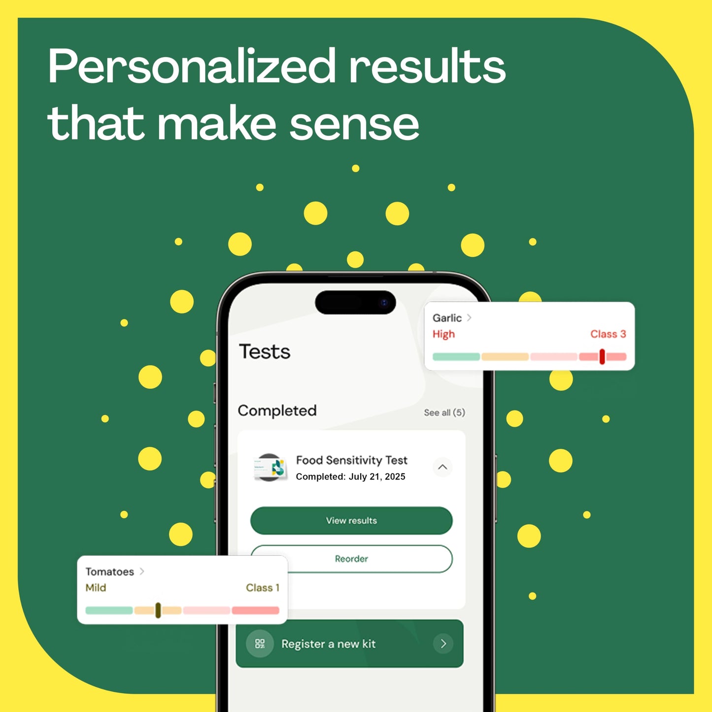 Everlywell Food Sensitivity Test - At-Home Kit for 96 Foods | CLIA-Certified Lab | Ages 18+