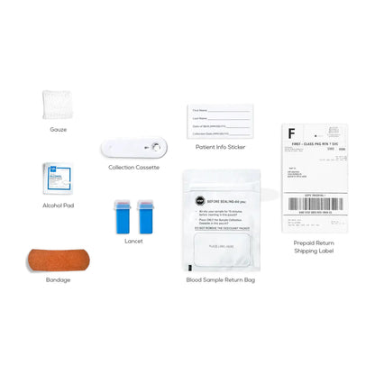 Everlywell Heart Health Test - At-Home CLIA-Certified Blood Analysis (Cholesterol, Triglycerides, HbA1c)
