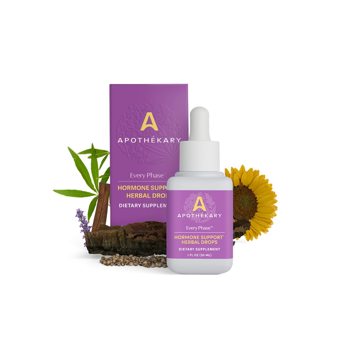 Every Phase by Apothékary — Natural Hormone Support Drops, 1 oz, 30 Servings