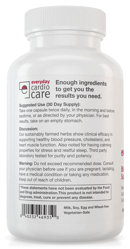 Everyday Blood Pressure Support - Hawthorn Berry & Magnesium
