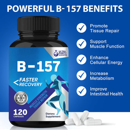 EVYOUNG BP 157 Peptide Capsules 1000mcg - Non-GMO, Gluten-Free, 120 ct