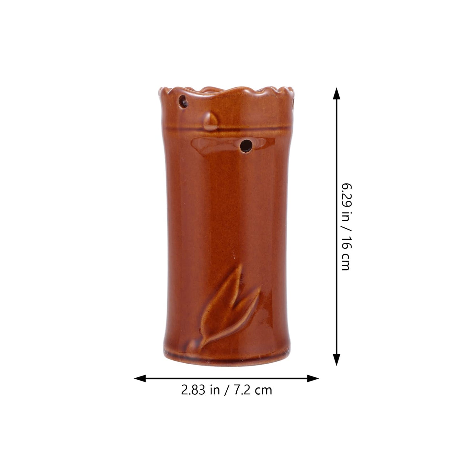 EXCEART Facial Moxibustion Tube - Portable Ceramic Moxa Cup for Facial Massage and Heat Therapy