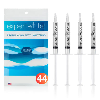 Expertwhite 44% Carbamide Peroxide Teeth Whitening Gel Refills for Trays – 4 x 3cc (15 Minutes)