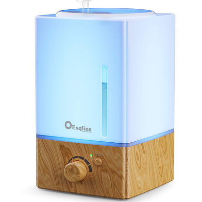 Exqline 1500ml Large Aroma Diffuser – Large Room Humidifier (Wood Grain)