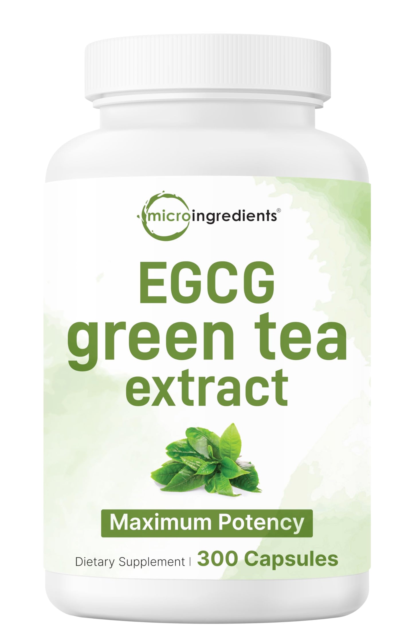 Extra Strength Green Tea Extract - 300 Capsules | 5 Month Supply | 50% EGCG & 98% Polyphenols