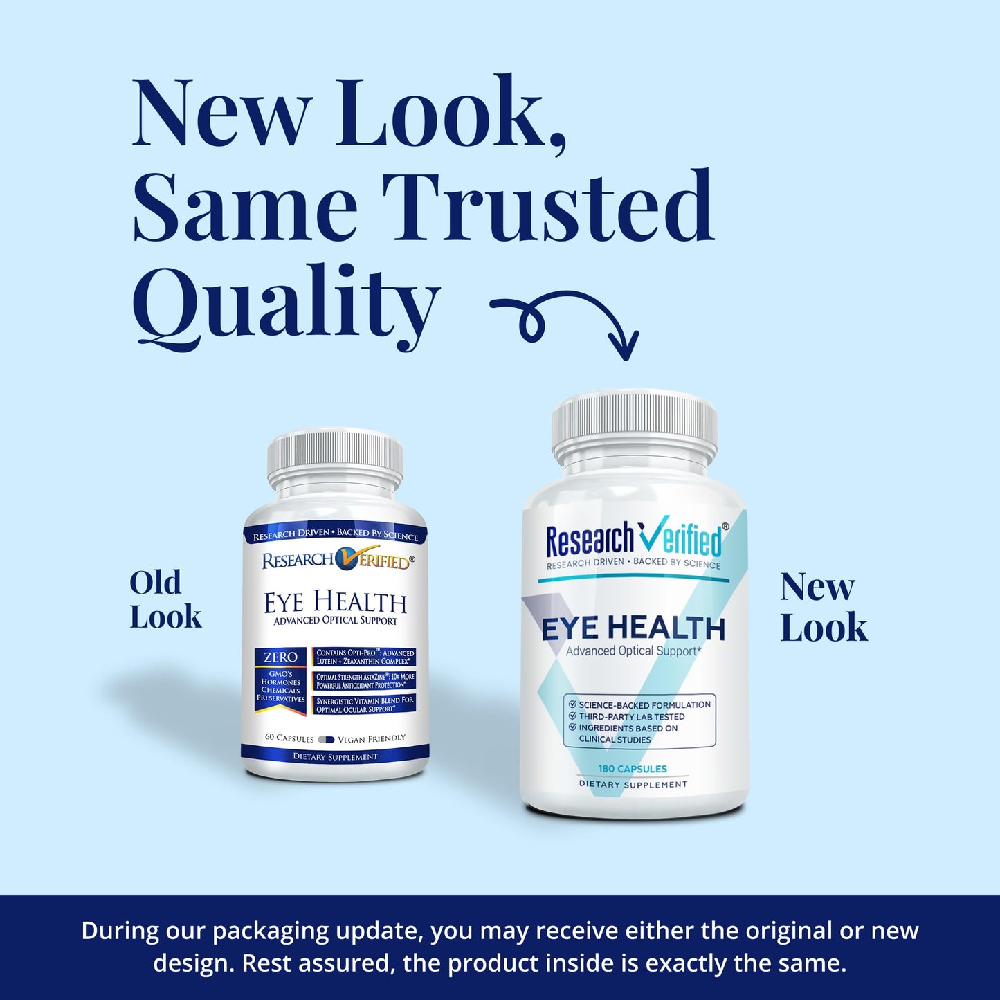 Research Verified Eye Health - Nourish Eyes & Vision, Support Retina, 360 Capsules | Made in USA