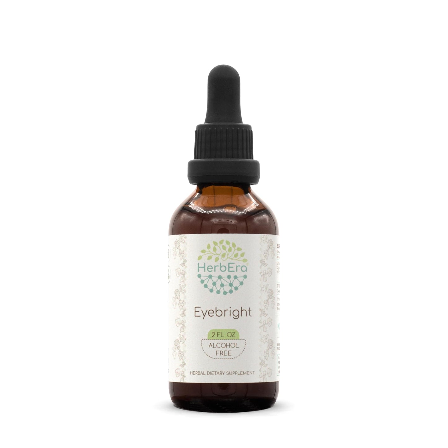 HerbEra Eyebright B60 Alcohol-Free Herbal Extract Tincture – 2 fl oz