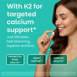 EZ Melts D3 K2 5000 IU – Sugar-Free, Dissolvable Vitamin for Bone & Joint Support | 2-Pack
