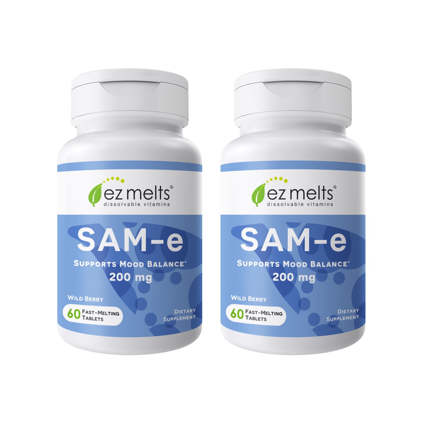 EZ Melts Dissolvable SAM-e 200 mg – Sugar-Free 2-Pack (1-Month Supply)