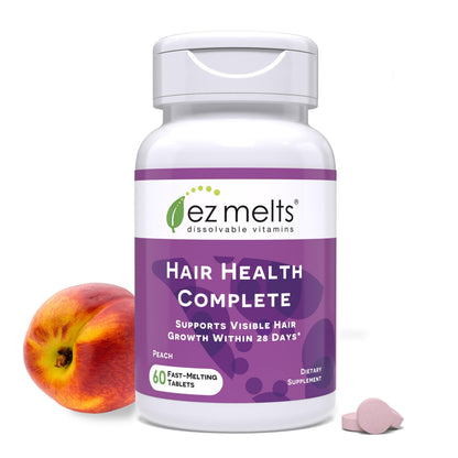 EZ Melts Hair Health Complete - Hair Growth & Strength Support (AnaGain Nu, Biotin)