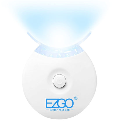 EZGO Teeth Whitening LED Accelerator Lights – 5 LED Bulbs, Faster Whitening with Gel, Trays or Strips