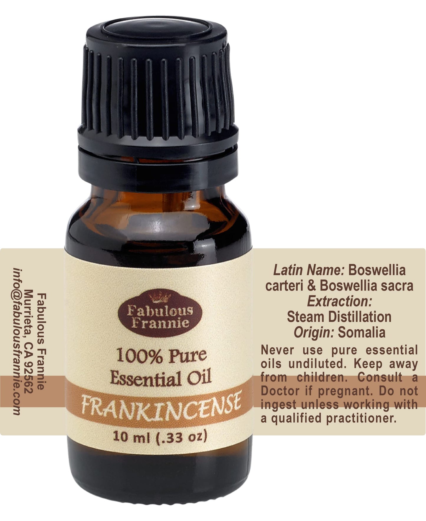 Fabulous Frannie Frankincense Essential Oil — 100% Pure, Undiluted, Therapeutic Grade, 10 ml (Pack of 2)