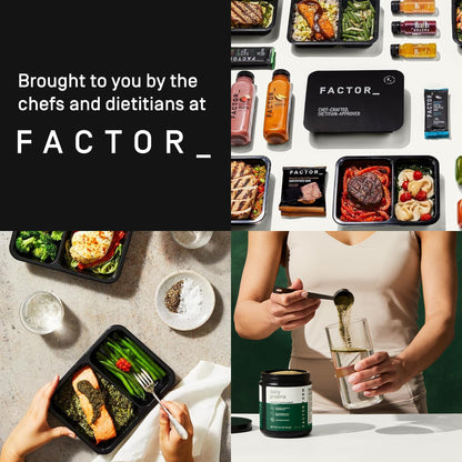 Factor Form Daily Greens Superfood Powder – Gut Health, Energy & Immunity | 30 Servings