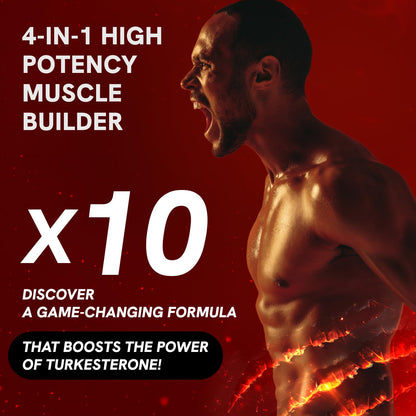 PureNutra Turkesterone for Men | Organic Turkesterone + Fadogia Agrestis | 120 Vegan Capsules (2 Packs)