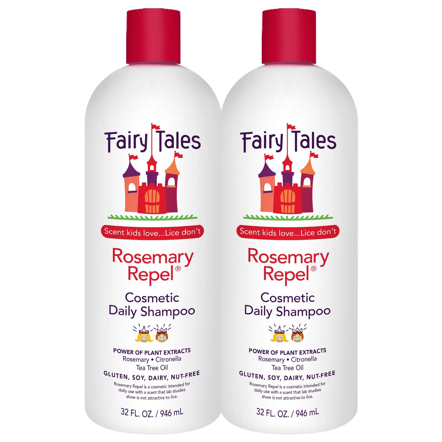 Fairy Tales Rosemary Repel Daily Kids Shampoo – 2-Pack, 32 oz