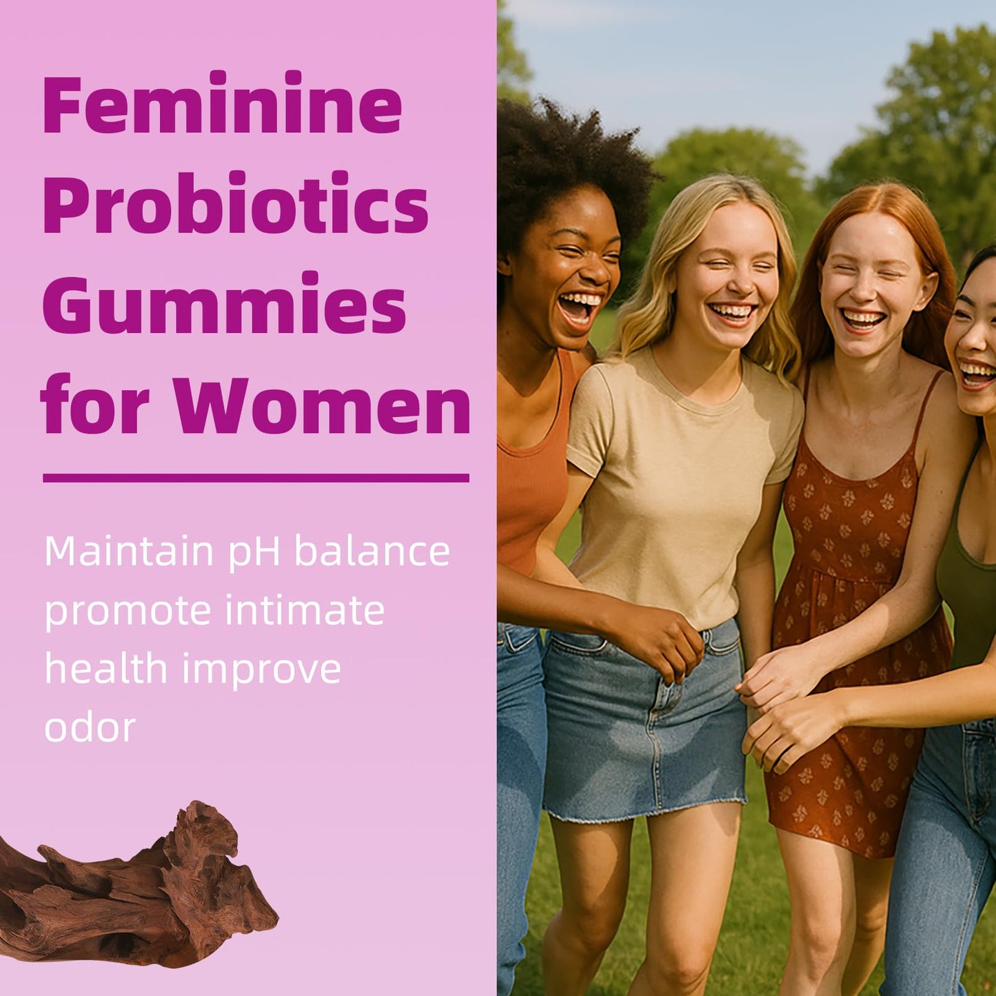 Faizalybova Feminine Probiotics Gummies – Pineapple Flavor | 60 Gummies