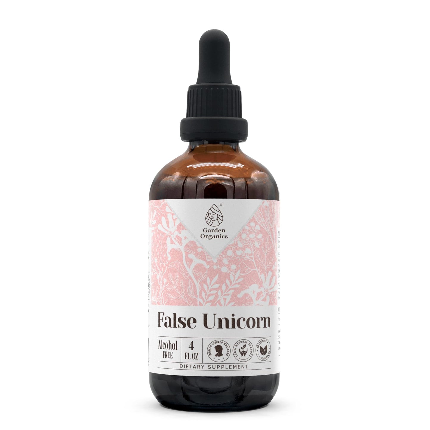 False Unicorn Alcohol-Free Tincture – Immune Support Drops (4 fl oz) | Chamaelirium luteum Root