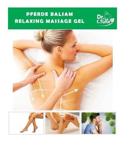 FARMASI Dr. C. Tuna Massage Gel – Horse Chestnut, St. John's Wort, Peppermint, Menthol, Arnica & Rosemary Extracts (8.45 fl oz)