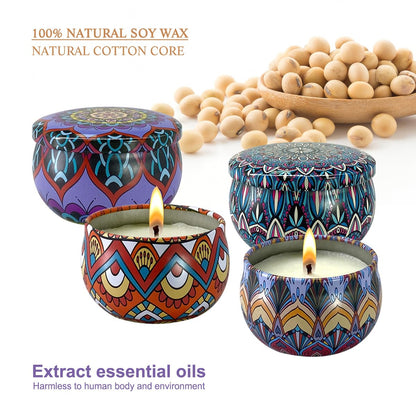 Fasize Scented Candles - 9-Pack 2oz, Up to 120 Hours Burn Time, Cozy Aromas for Any Occasion