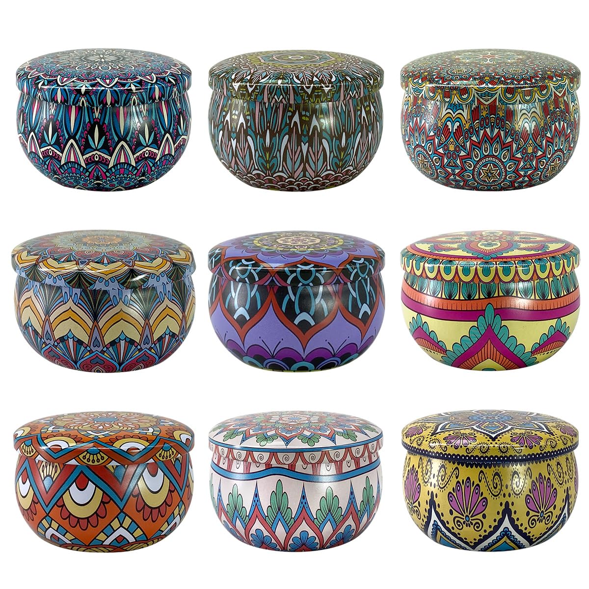 Fasize Scented Candles - 9-Pack 2oz, Up to 120 Hours Burn Time, Cozy Aromas for Any Occasion