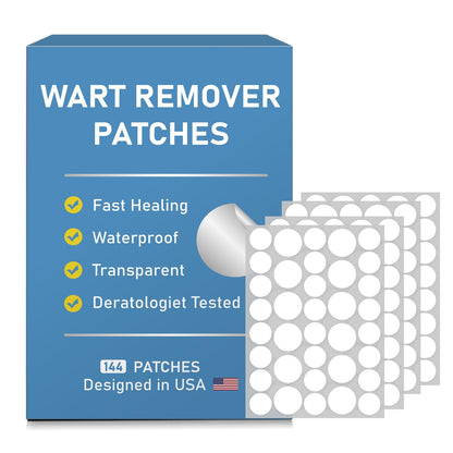 FEDOLOY Wart Remover Patches – Waterproof Hydrocolloid Skin Care Stickers for All Skin Types