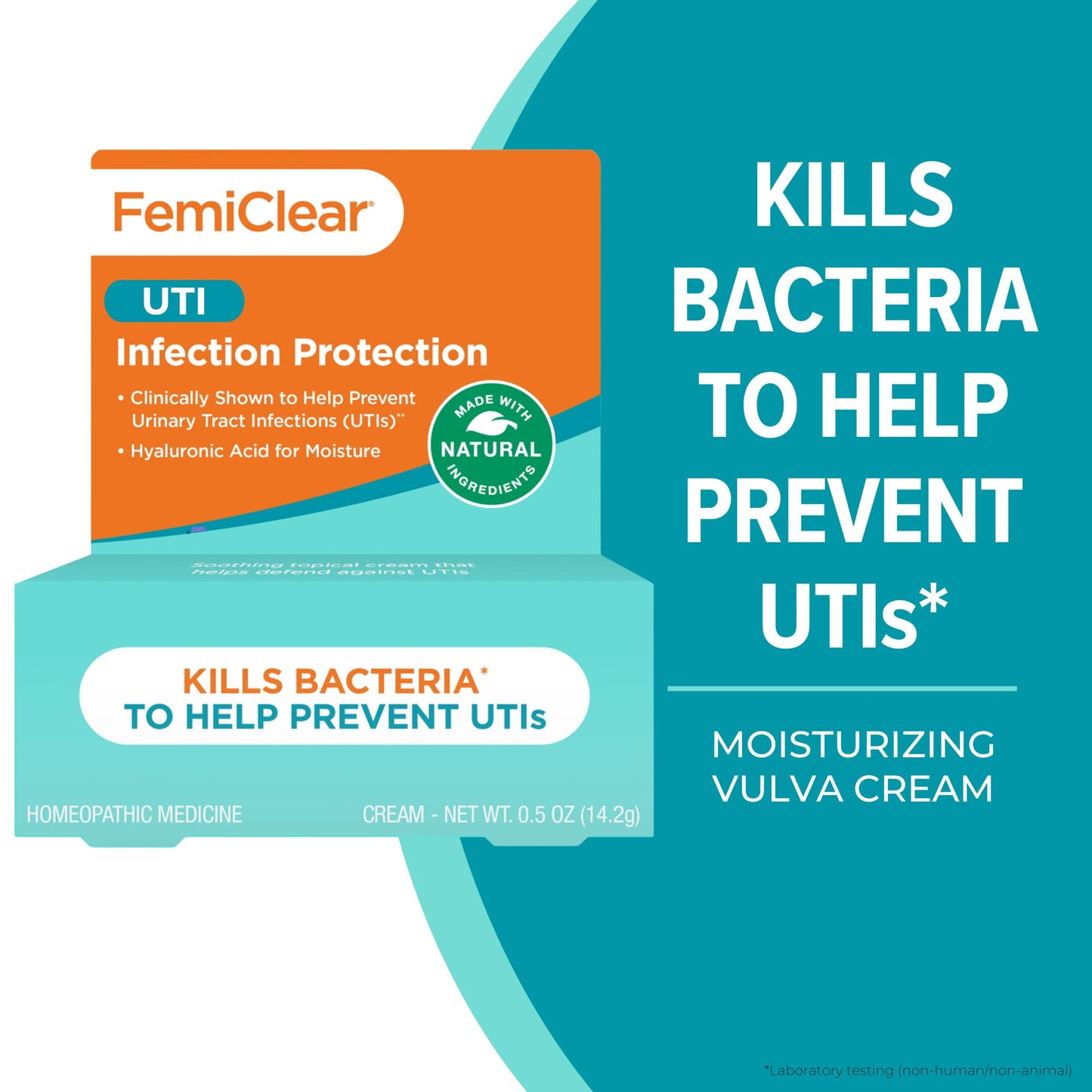 FemiClear Infection Protection Vulva Cream — Natural UTI Support for Recurring UTIs