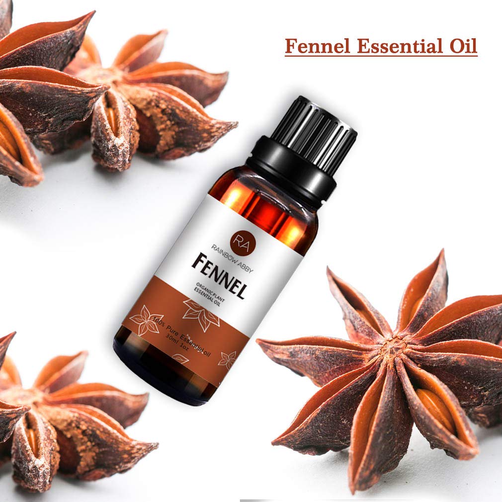 Fennel Essential Oil 30ml – 100% Pure Organic Fennel for Diffuser, Massage & Skin Care