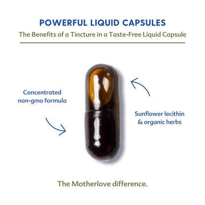 Motherlove More Milk Moringa – 135 Liquid Caps, Organic Moringa Lactation Support (Vegan, Non-GMO, Kosher)