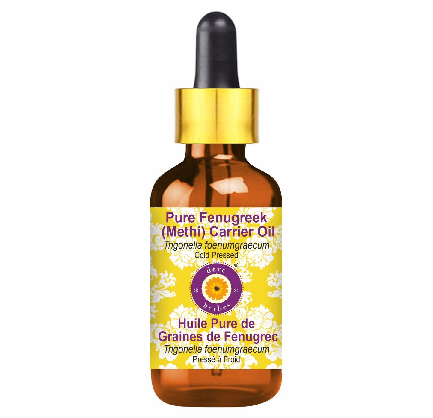 Deve Herbes Fenugreek (Methi) Oil – Cold Pressed, Pure & Natural | 30ml