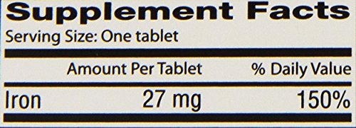 Fergon Iron Supplement – Iron Tablets, 100 Count (Pack of 3)
