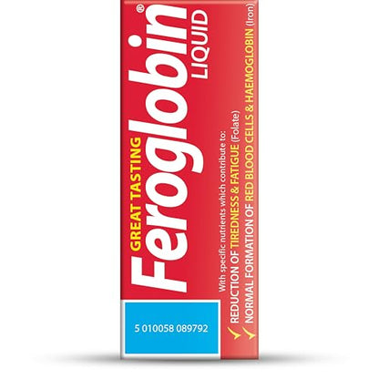 Feroglobin Gentle Iron & Nutrient Liquid | Reduce Tiredness and Fatigue | Natural Iron Source