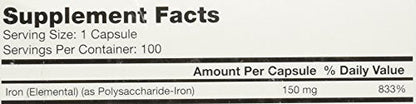 FERREX 150 CAPS BRE Size 10X10 UD – Iron Support