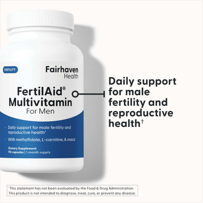 FertilAid for Men - Count & Motility Support (90 Capsules)