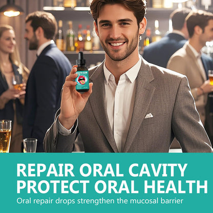 Feulover Gum Restore Drops - Natural Gum Support, Fresh Breath, Alcohol-Free