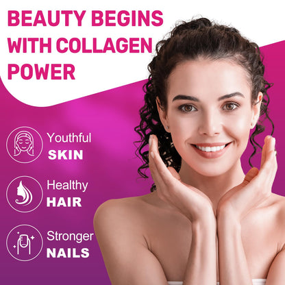 FIDERNIC Multi Collagen Peptides Powder – Grass-Fed, Unflavored