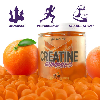 FINAFLEX Creatine Gummies - 120 Gummies | 5g Creatine Monohydrate Per Serving