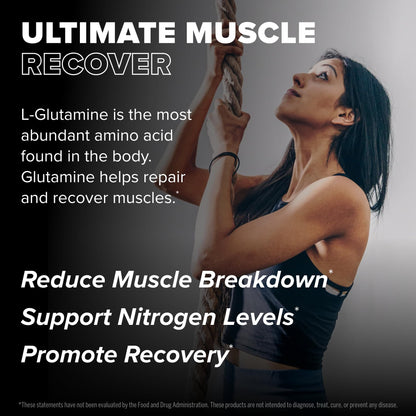 FINAFLEX Pure Glutamine, Unflavored - 1.1 lb | 100 Servings | Muscle Recovery
