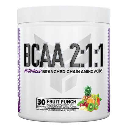 FINAFLEX Pure BCAA 2:1:1 Fruit Punch – 9.7 oz, 30 Servings | Strength, Recovery & Performance