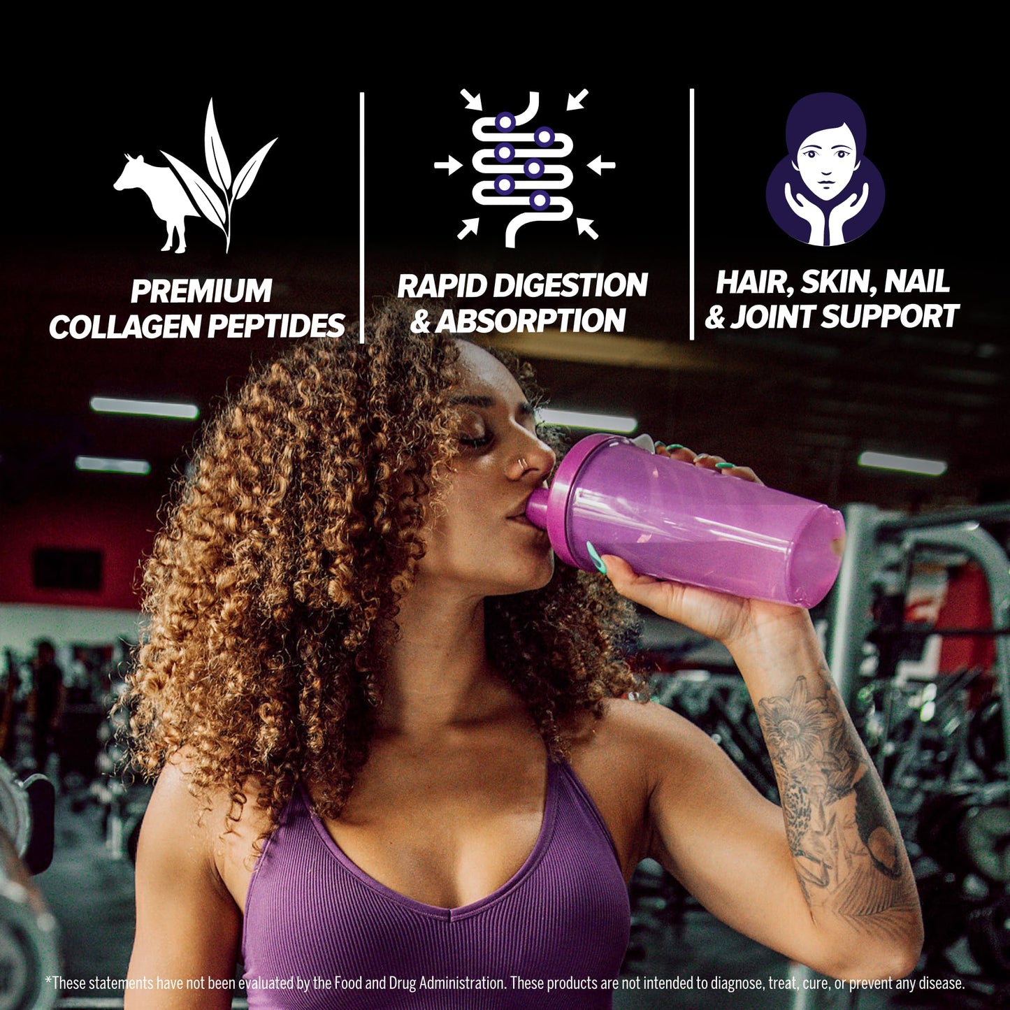 FINAFLEX Pure Collagen Unflavored – 1 lb, 23 Servings | Supports Hair, Skin, Nails & Joints